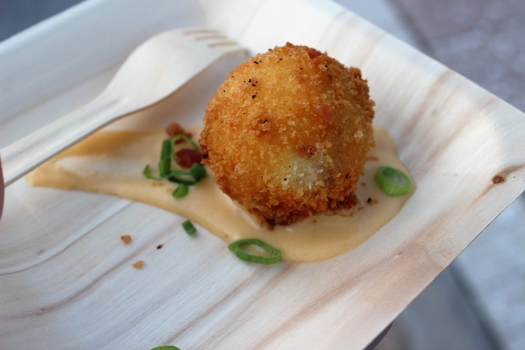 Heaton's Reef - Cheddar, and Grits Croquette